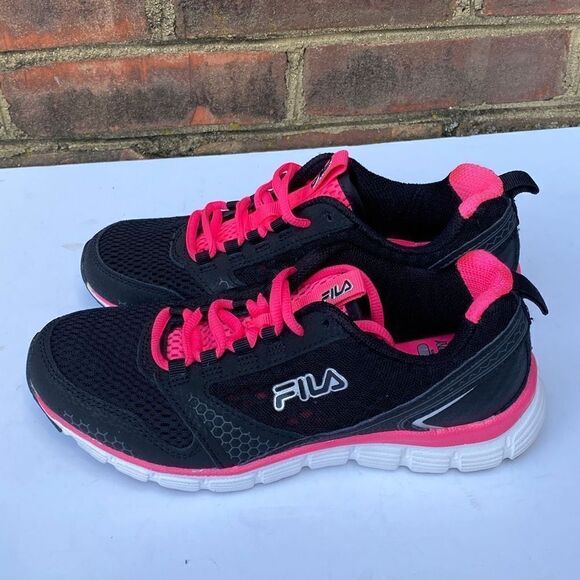 FILA Black Memory Windstar Running Shoes Size 6.5 - Picture 3 of 8